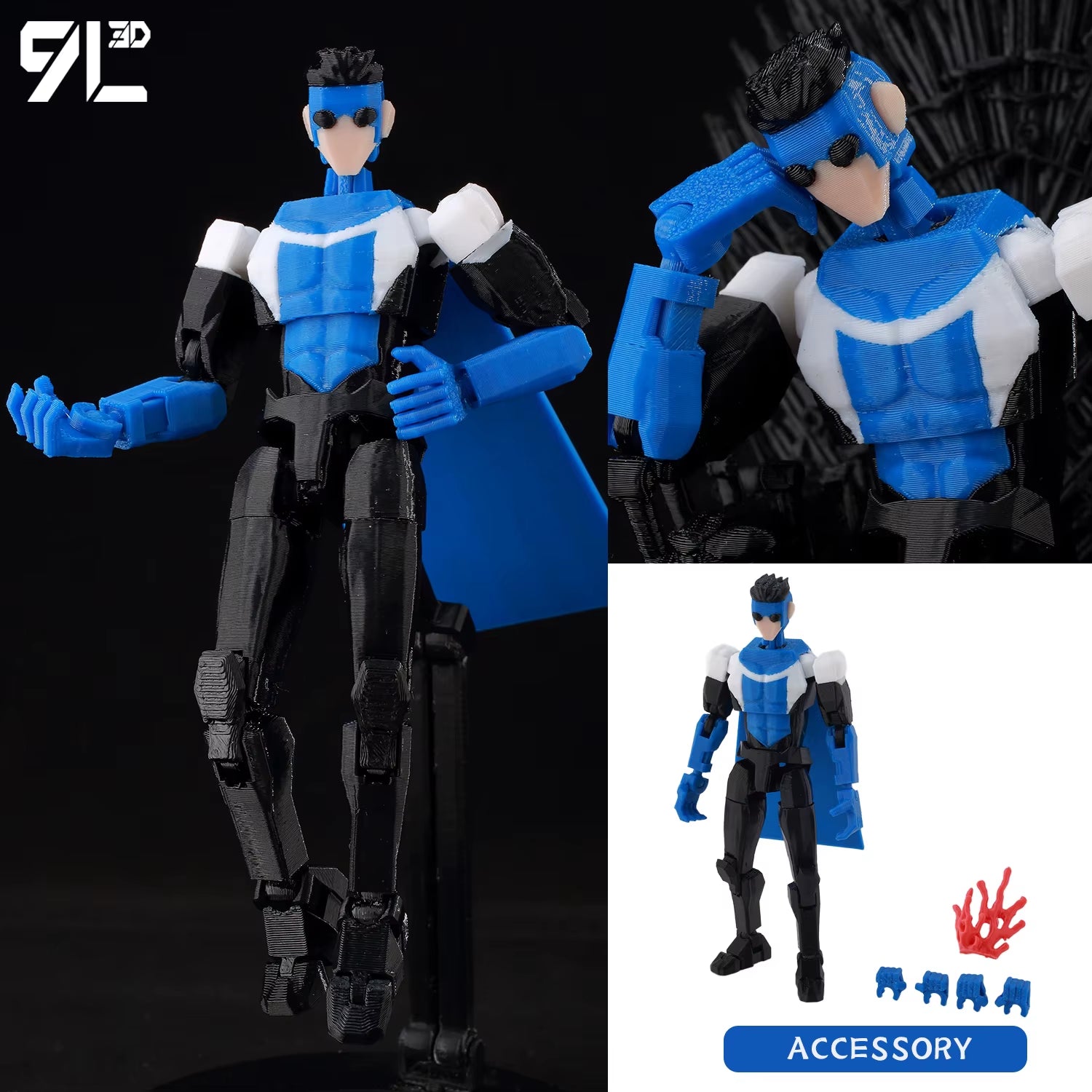 invincible 3D printed figures