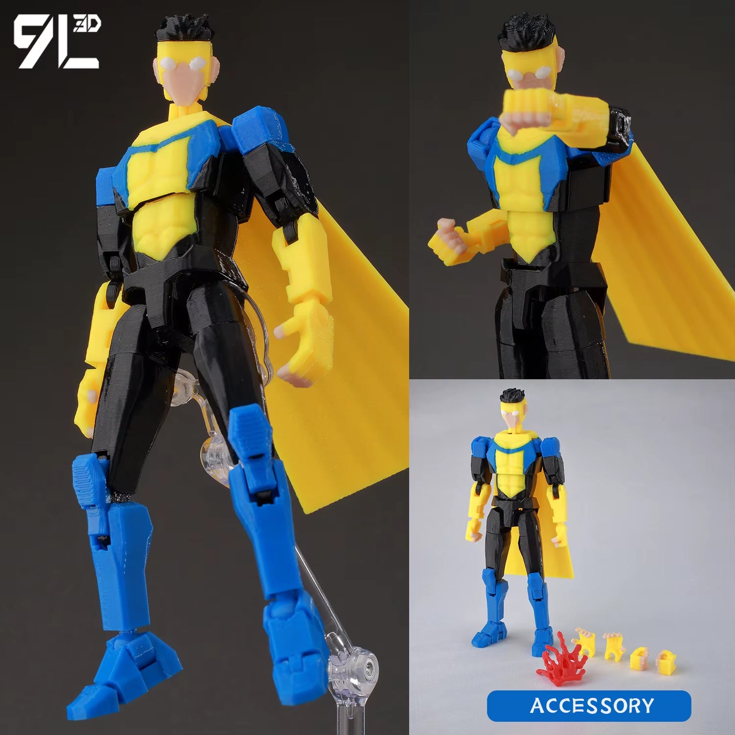 invincible 3D printed figures