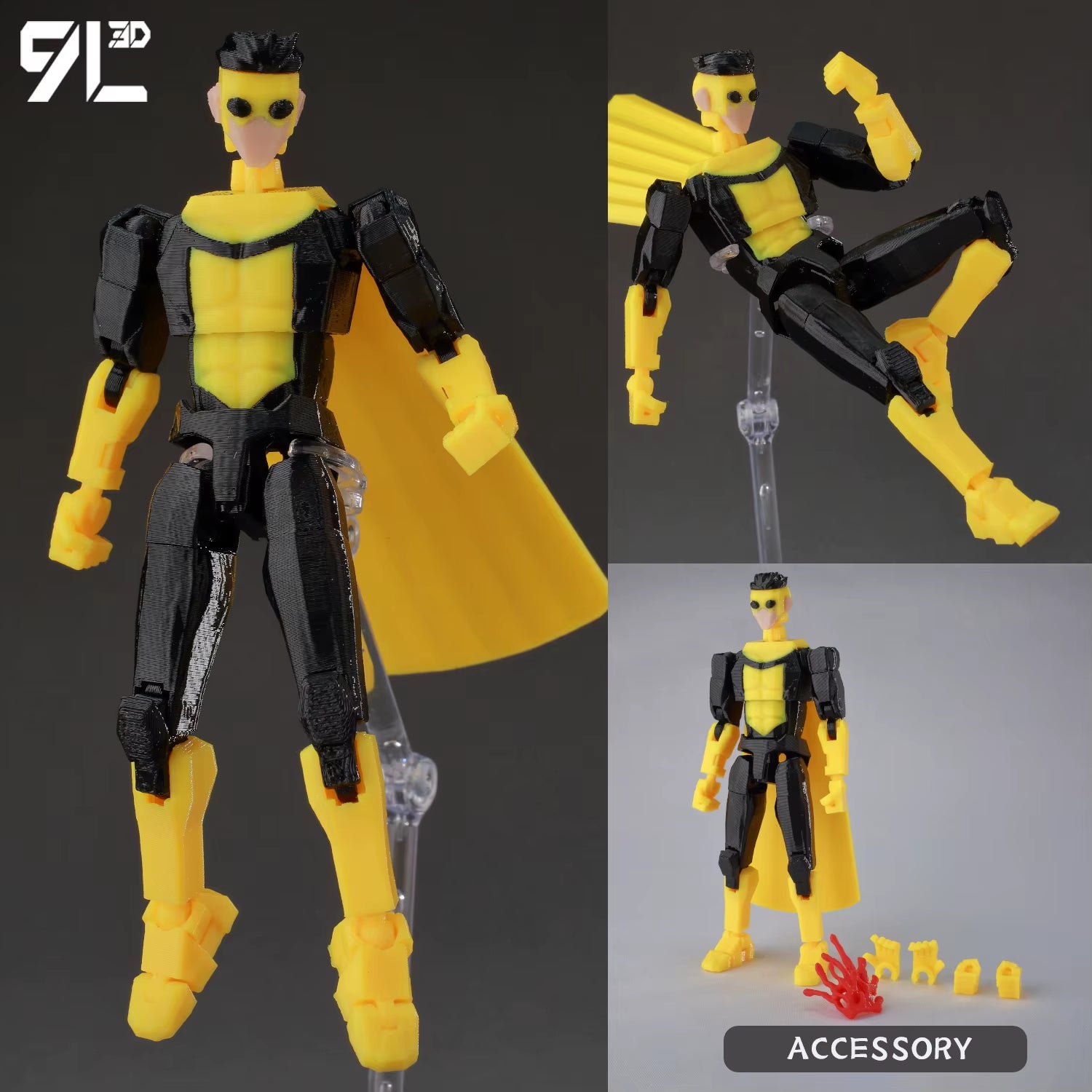 invincible 3D printed figures