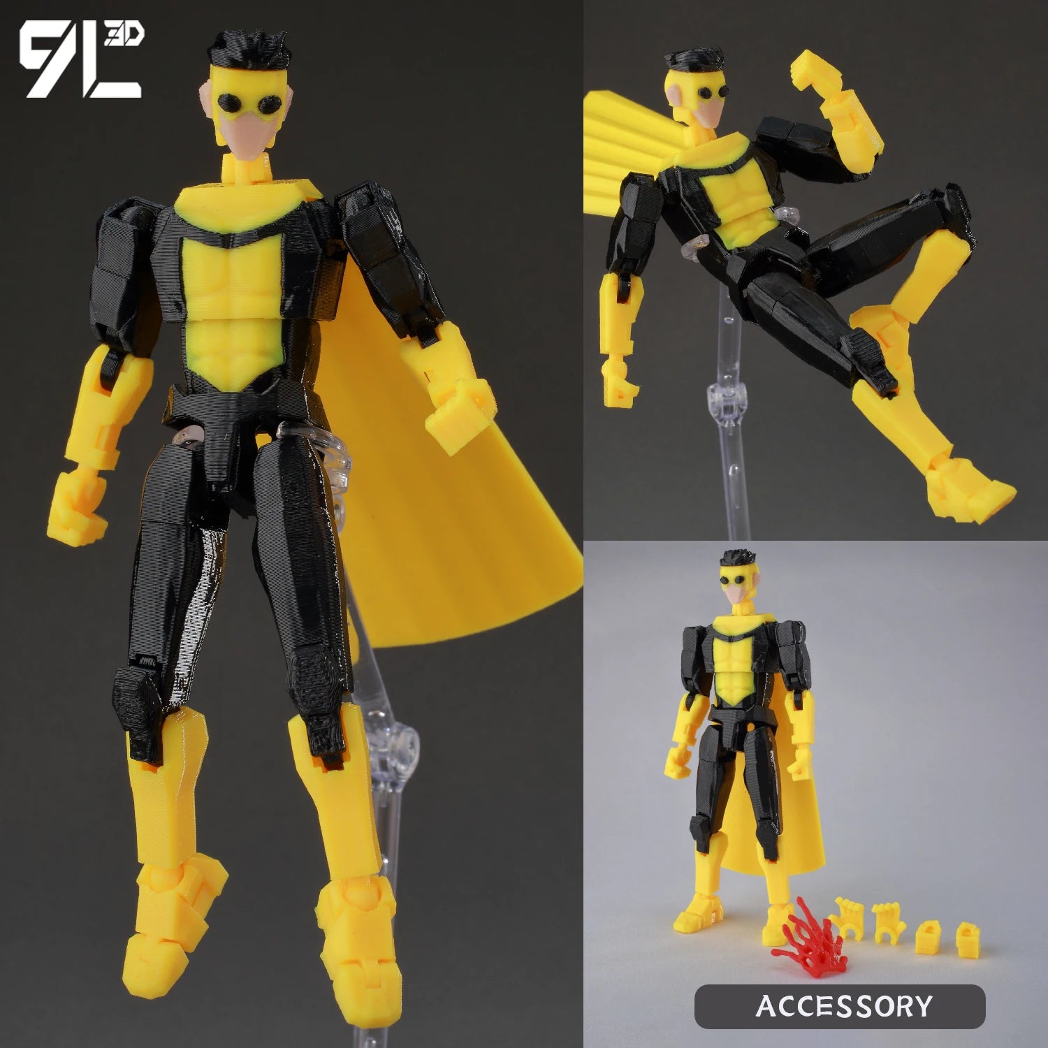invincible 3D printed minifigures