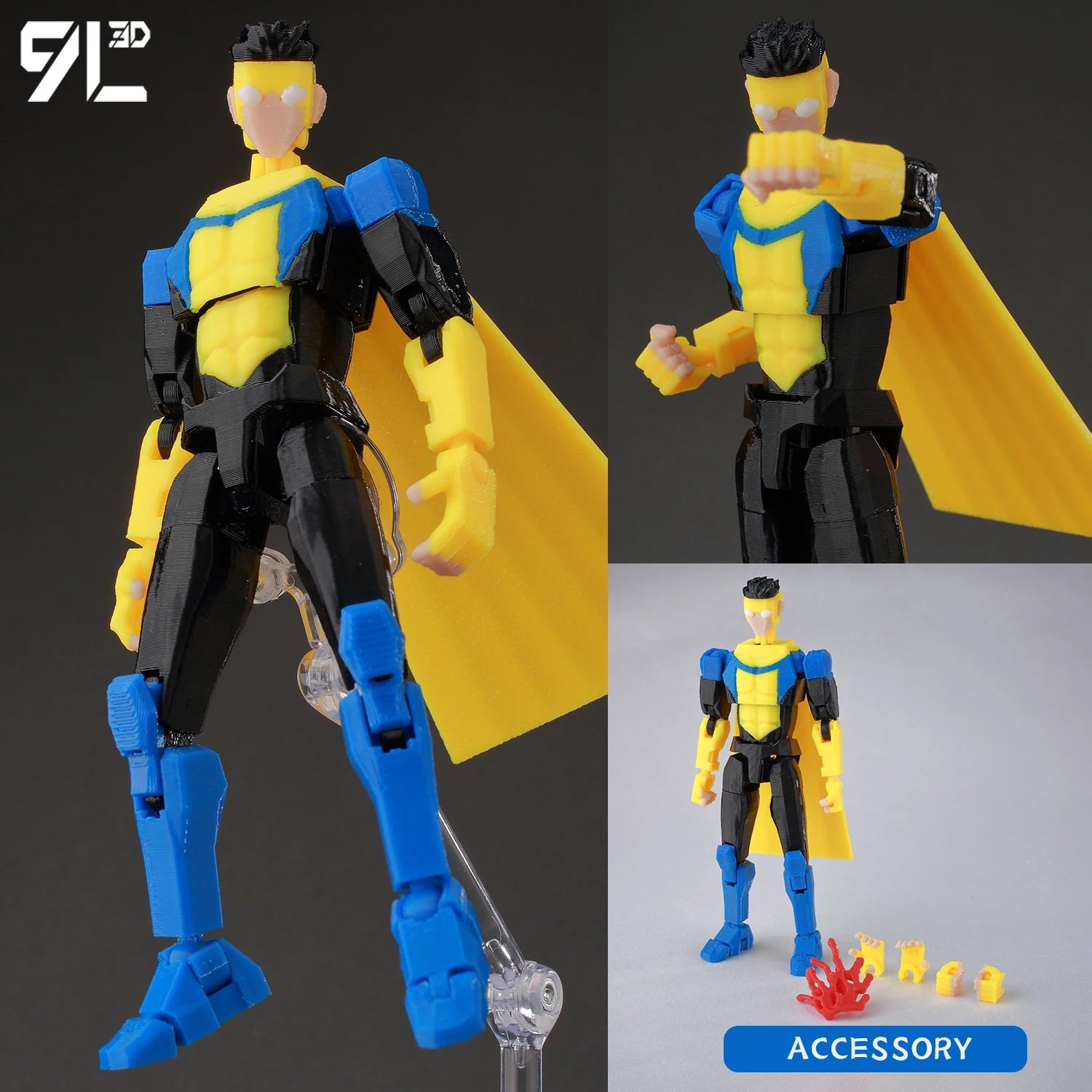 invincible 3D printed minifigures
