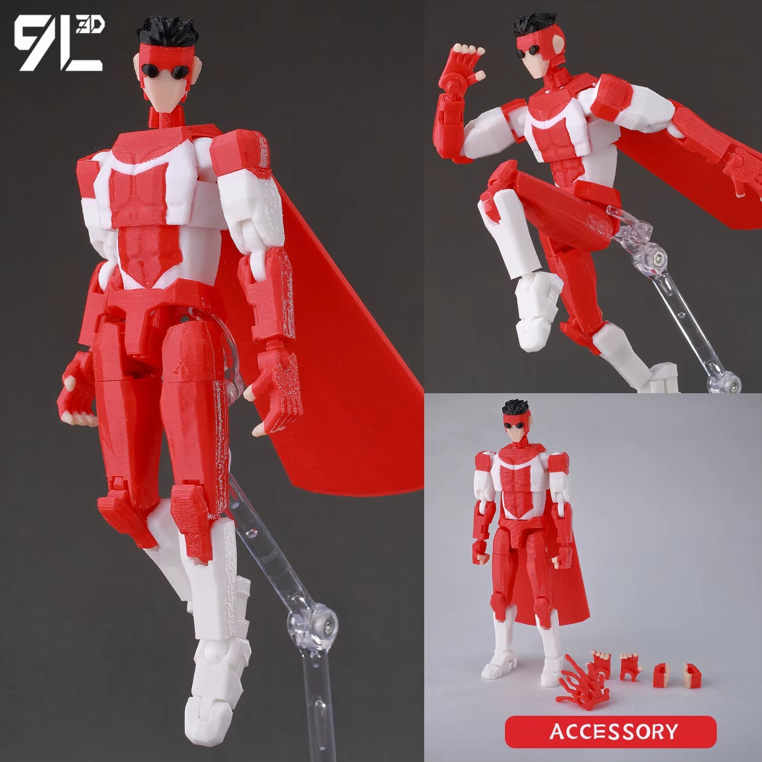 invincible 3D printed figures